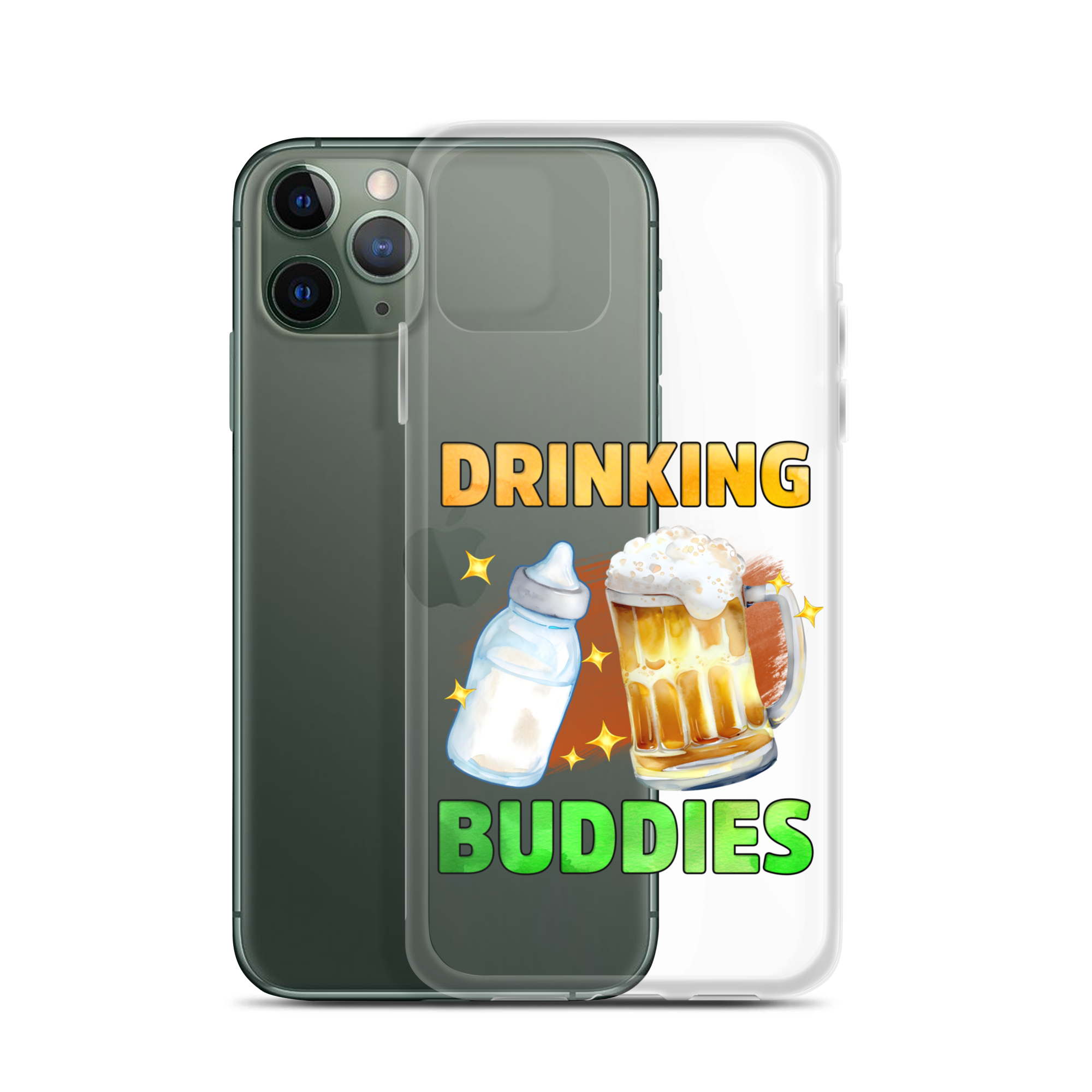 Drinking Buddies Clear Case for iPhone®