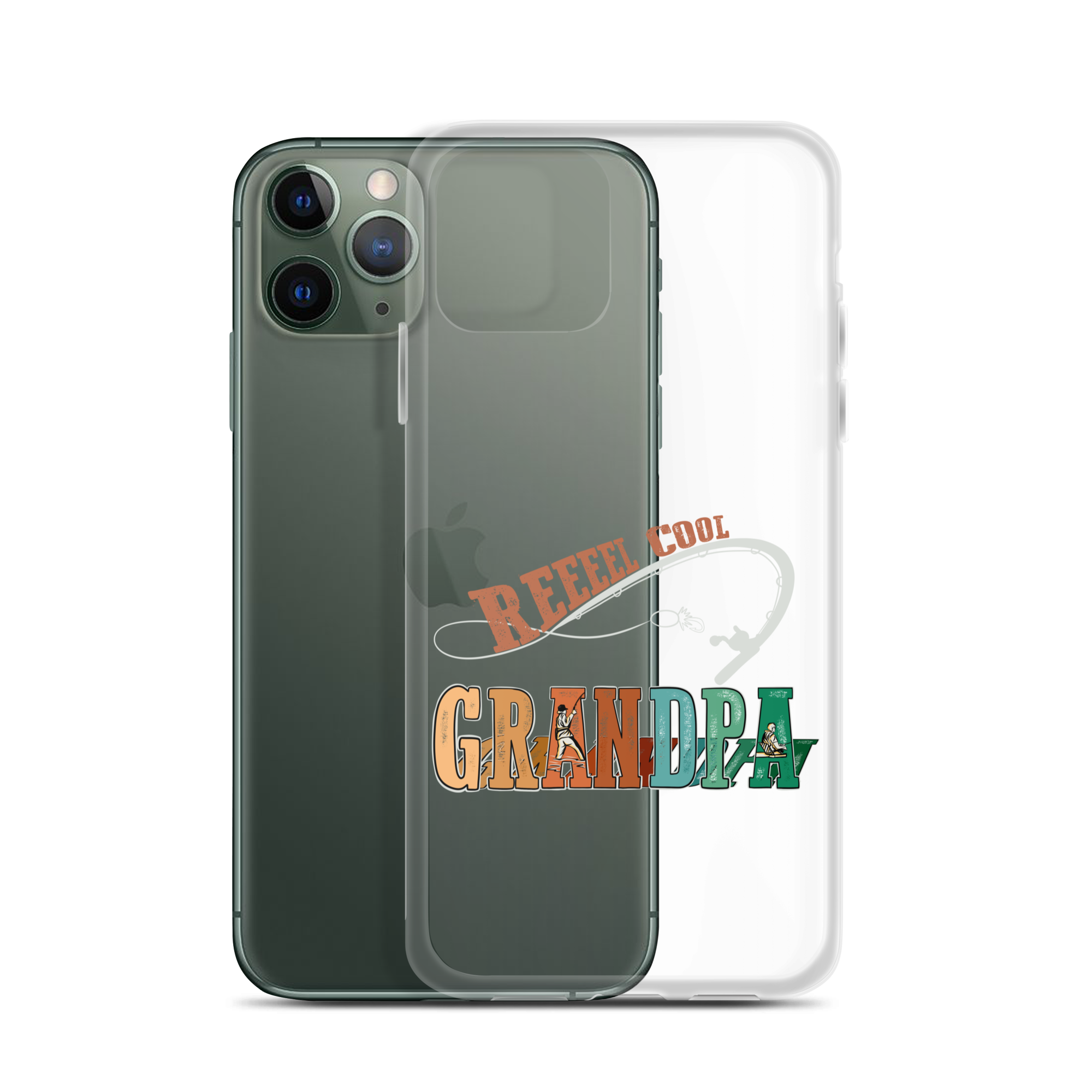 Reel Cool Grandpa Clear Case for iPhone®