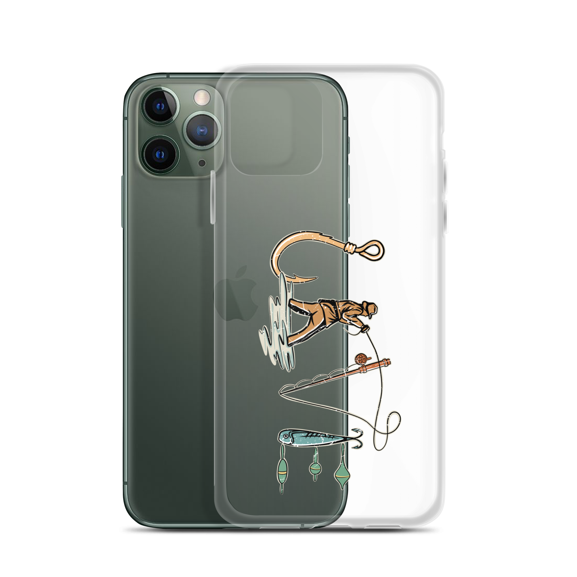 I Love Fishing Clear Case for iPhone®