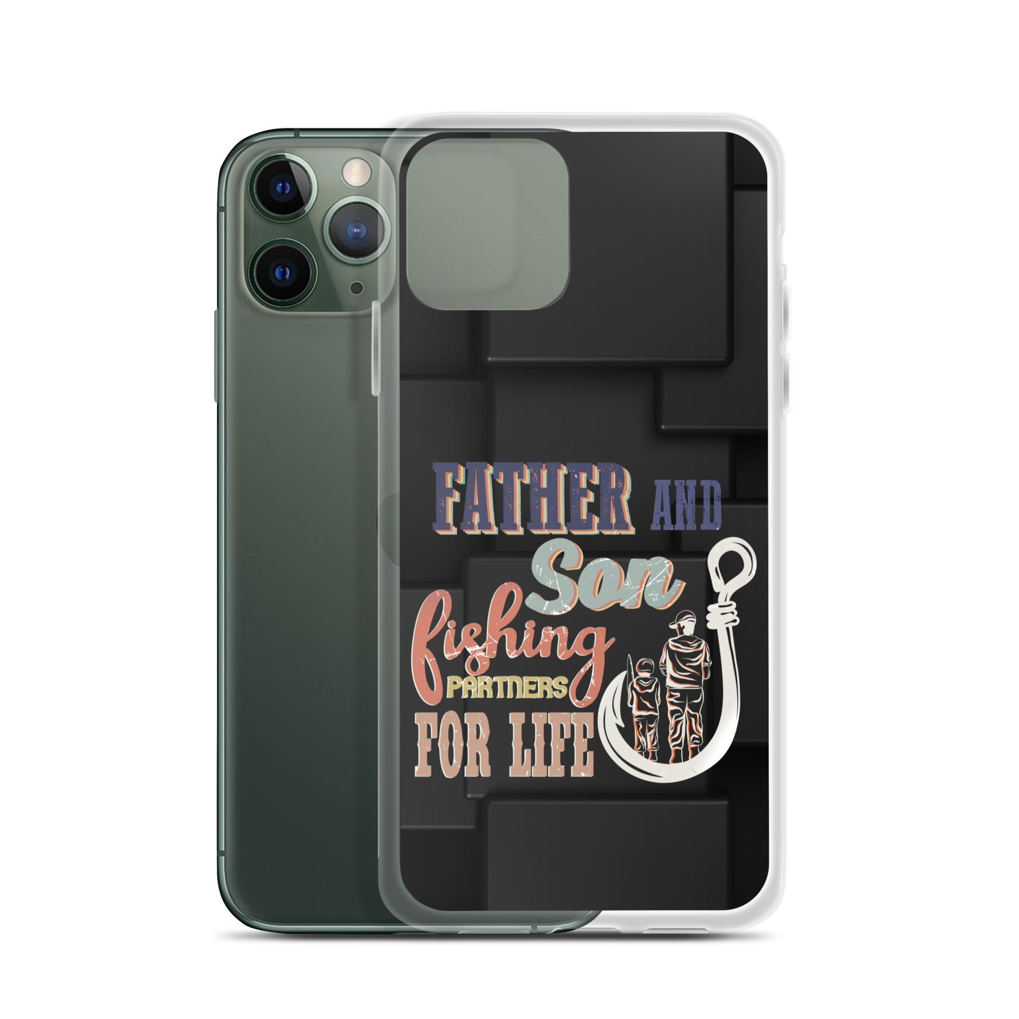 Father And Son Fishing Partners For Life Clear Case for iPhone®