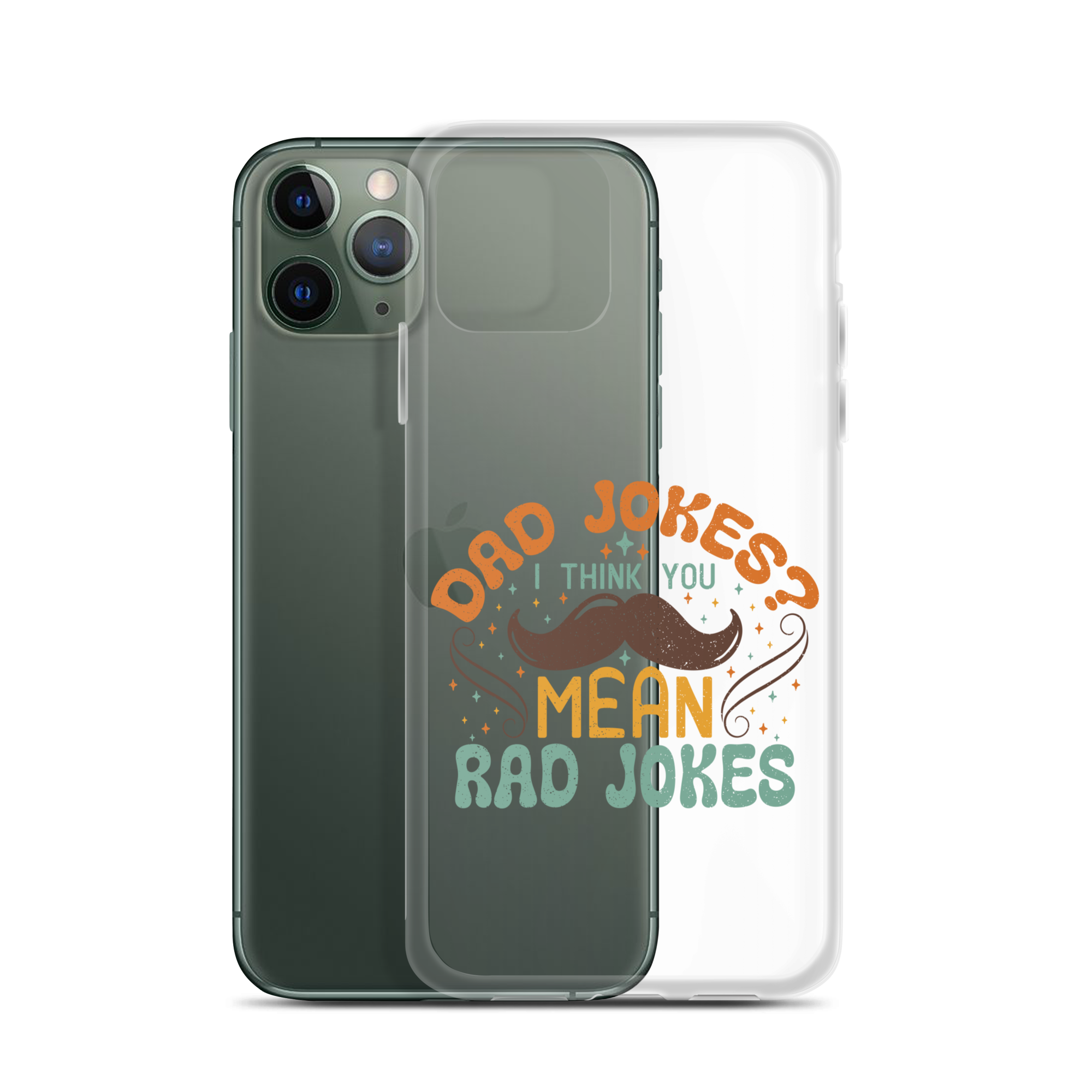 Dad Jokes I Think You Mean You Mean Rad Jokes Clear Case for iPhone®