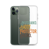 Husband. Daddy. Protector. Hero Clear Case for iPhone®