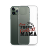 One Proud Football Mom Clear Case for iPhone®