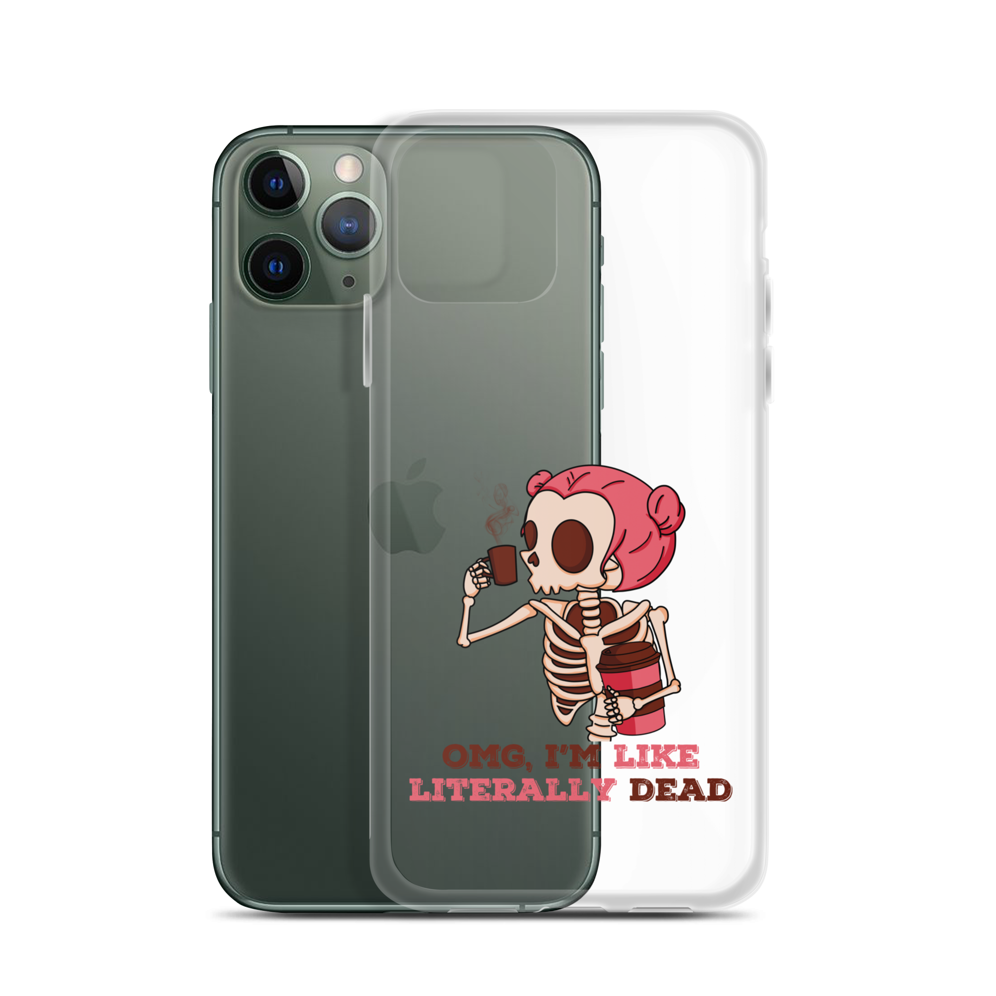 OMG, I'm Like Literally Dead Clear Case for iPhone®