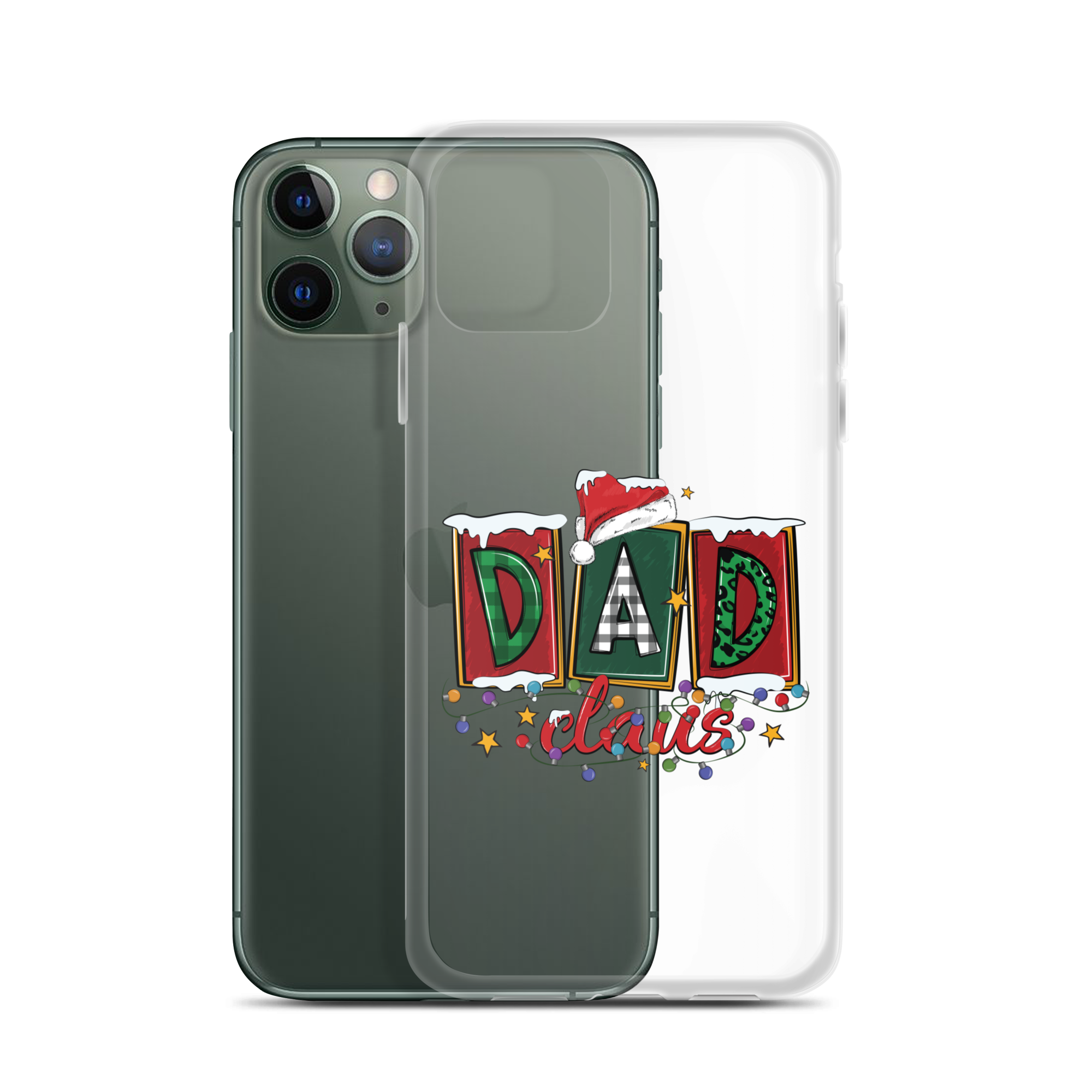 Dad Claus Clear Case for iPhone®