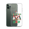 1st Christmas As A Dad Clear Case for iPhone®