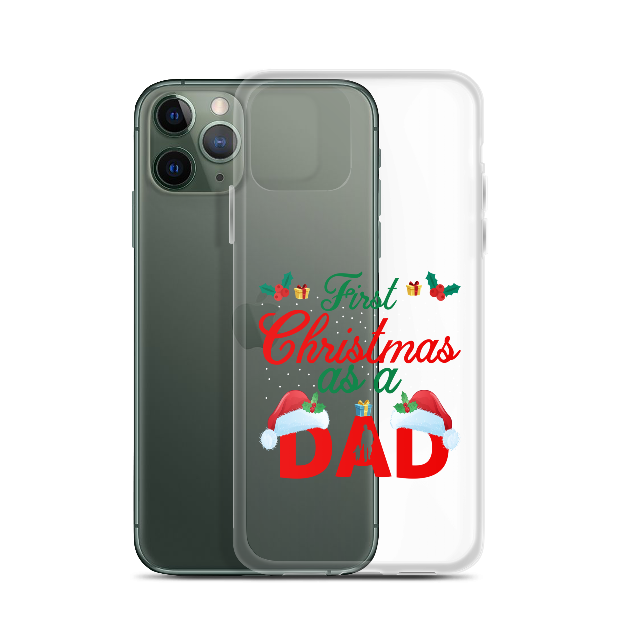 First Christmas As A Dad Clear Case for iPhone®