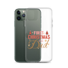 First Christmas As Dad Clear Case for iPhone®