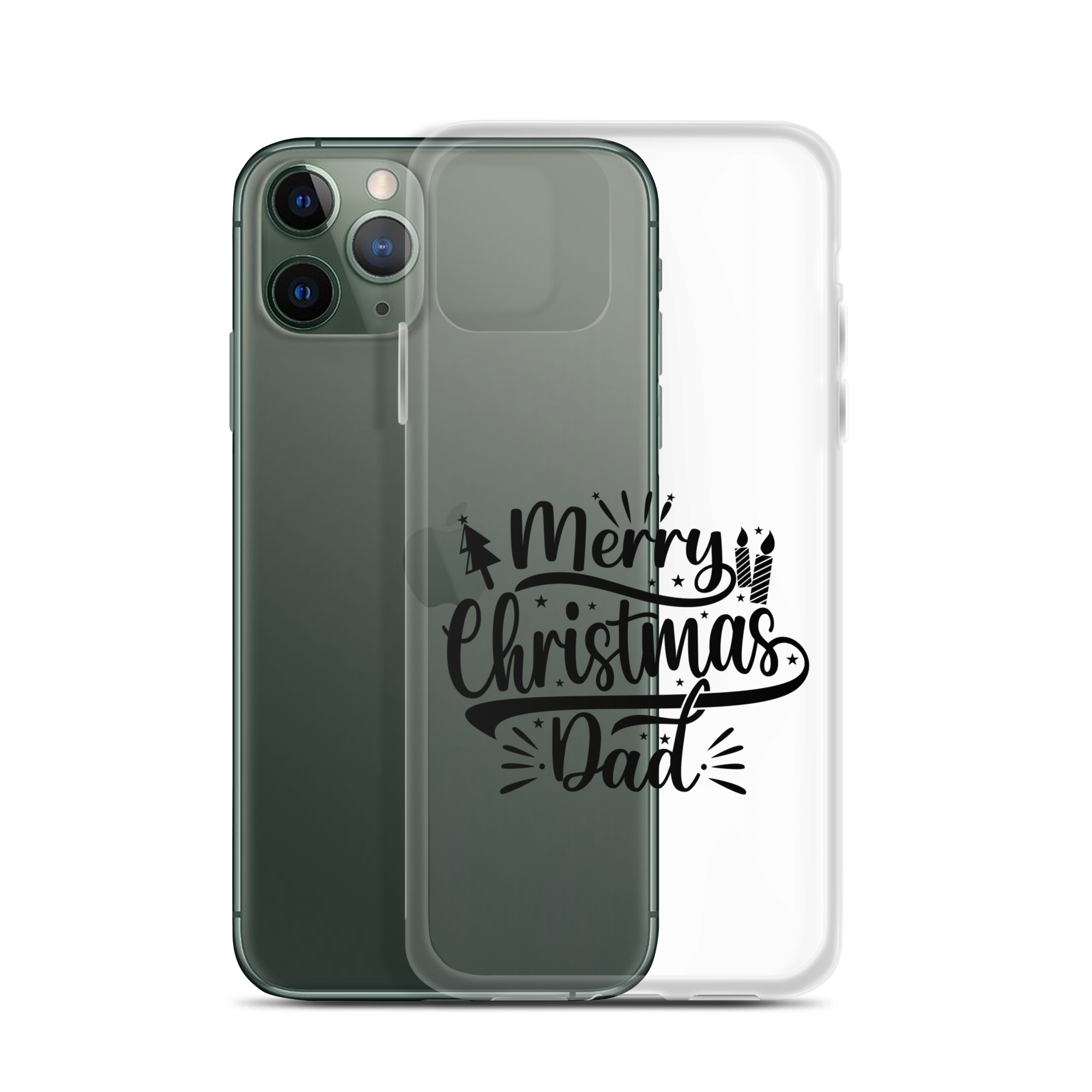 Merry Christmas Dad Clear Case for iPhone®