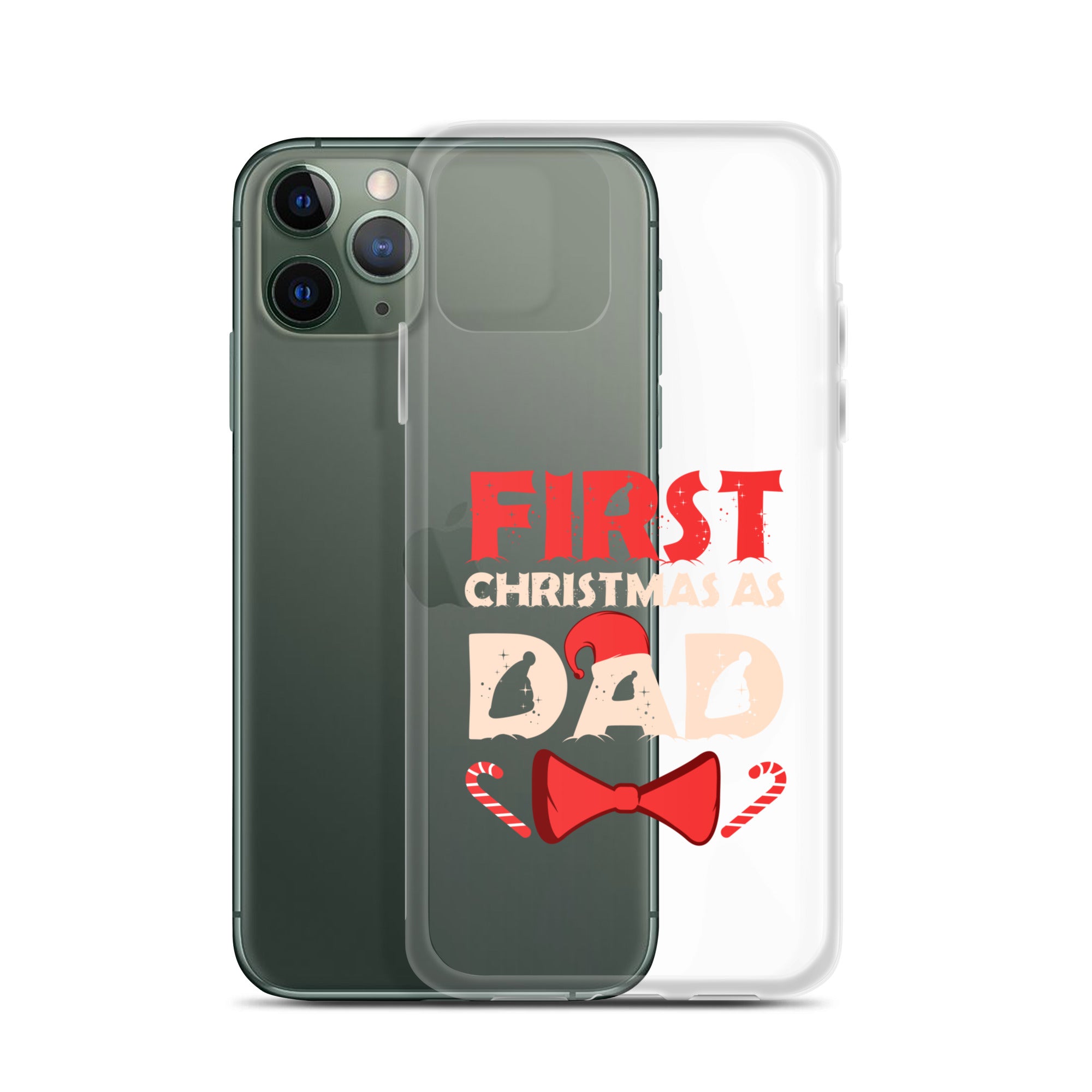 First Christmas As Dad Clear Case for iPhone®