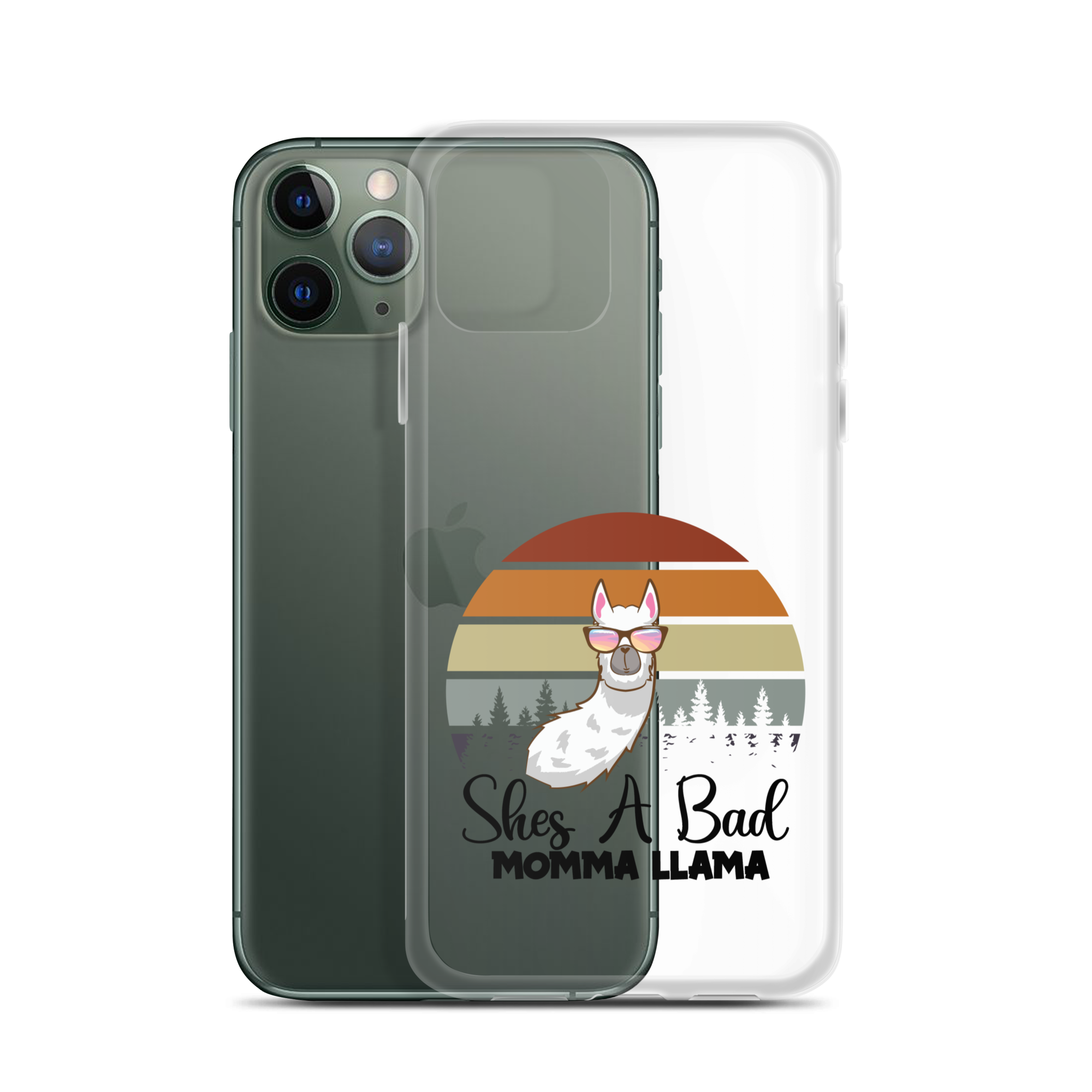 She's A Bad Momma Llama Clear Case for iPhone®