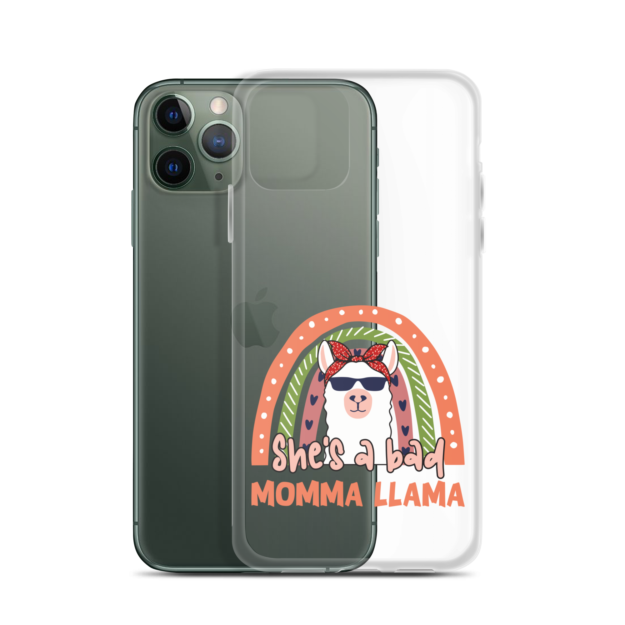 She's A Bad Momma Llama Clear Case for iPhone®