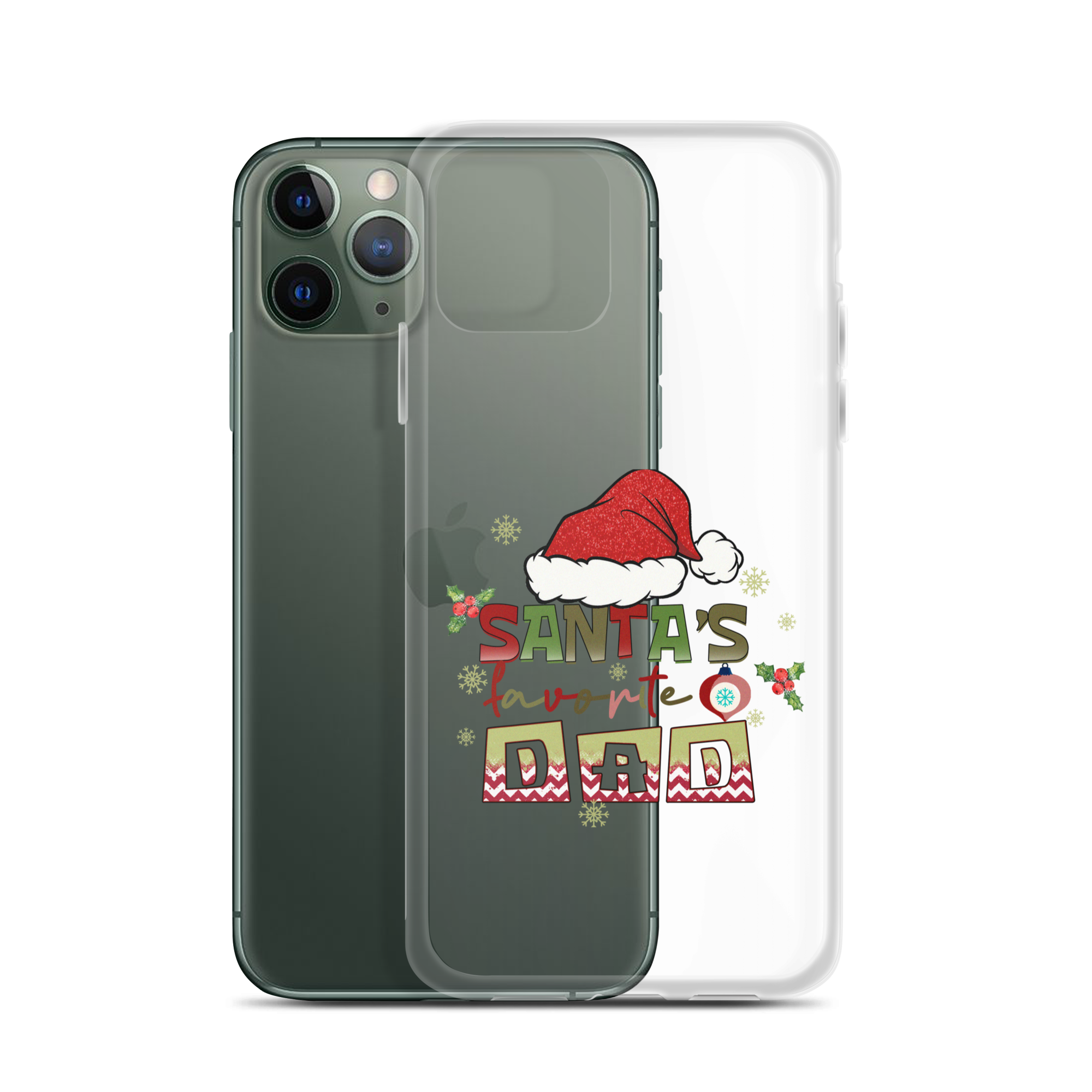 Santa's Favorite Dad Clear Case for iPhone®