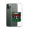 First Christmas As Dad Clear Case for iPhone®