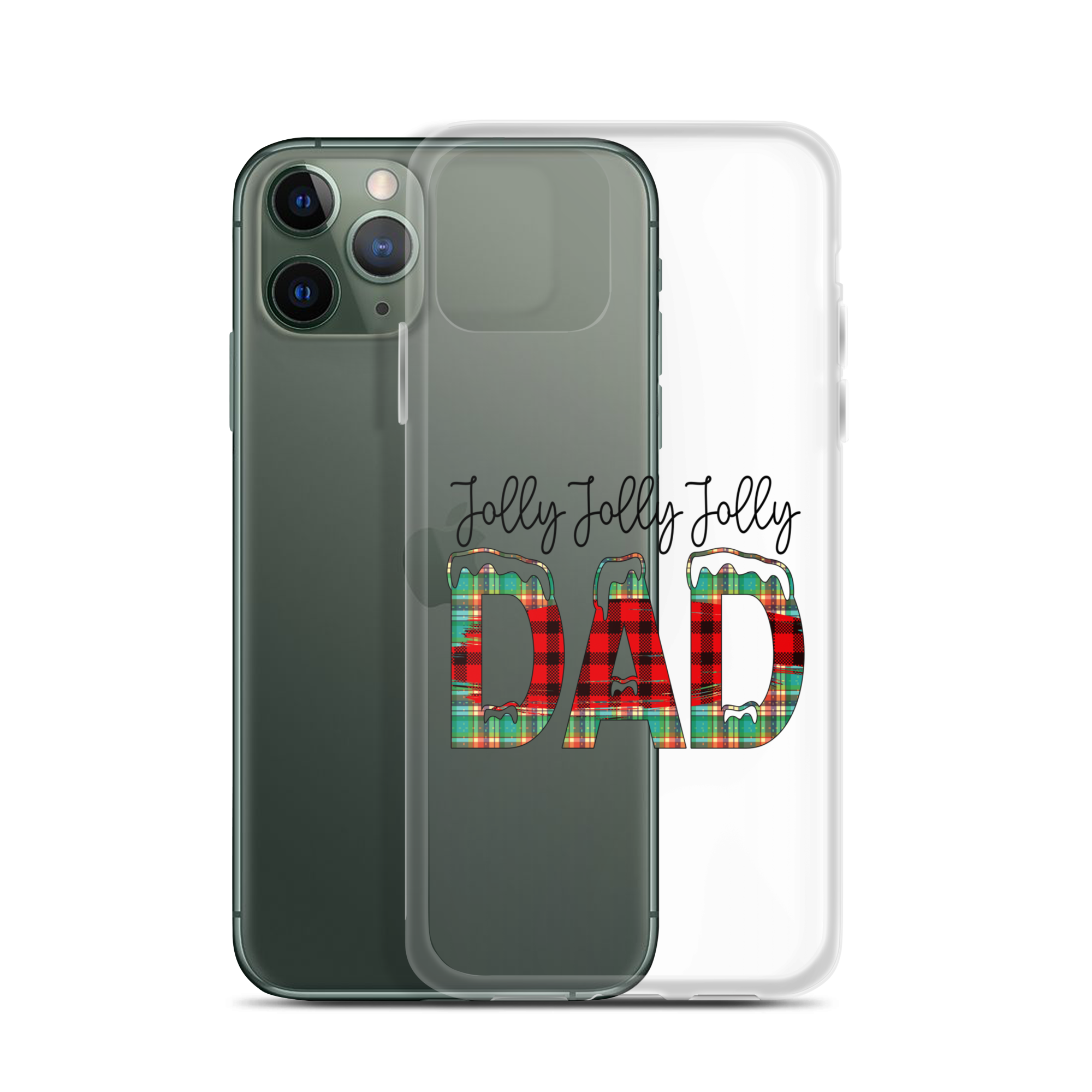 Jolly Jolly Jolly Dad Clear Case for iPhone®