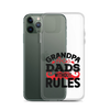 Grandpas Are Dads Without Rules Clear Case for iPhone®