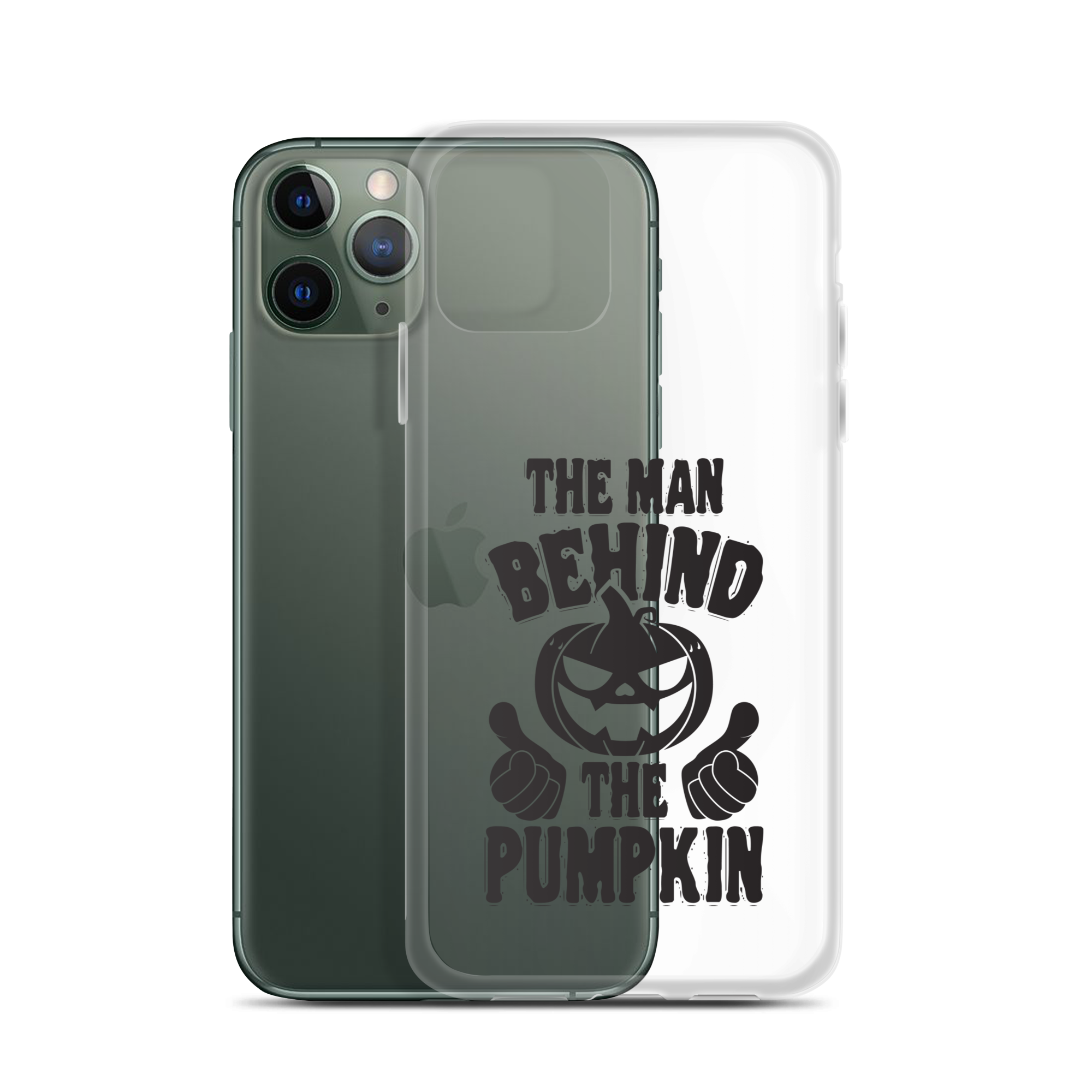 The Man Behind The Pumpkin Clear Case for iPhone®