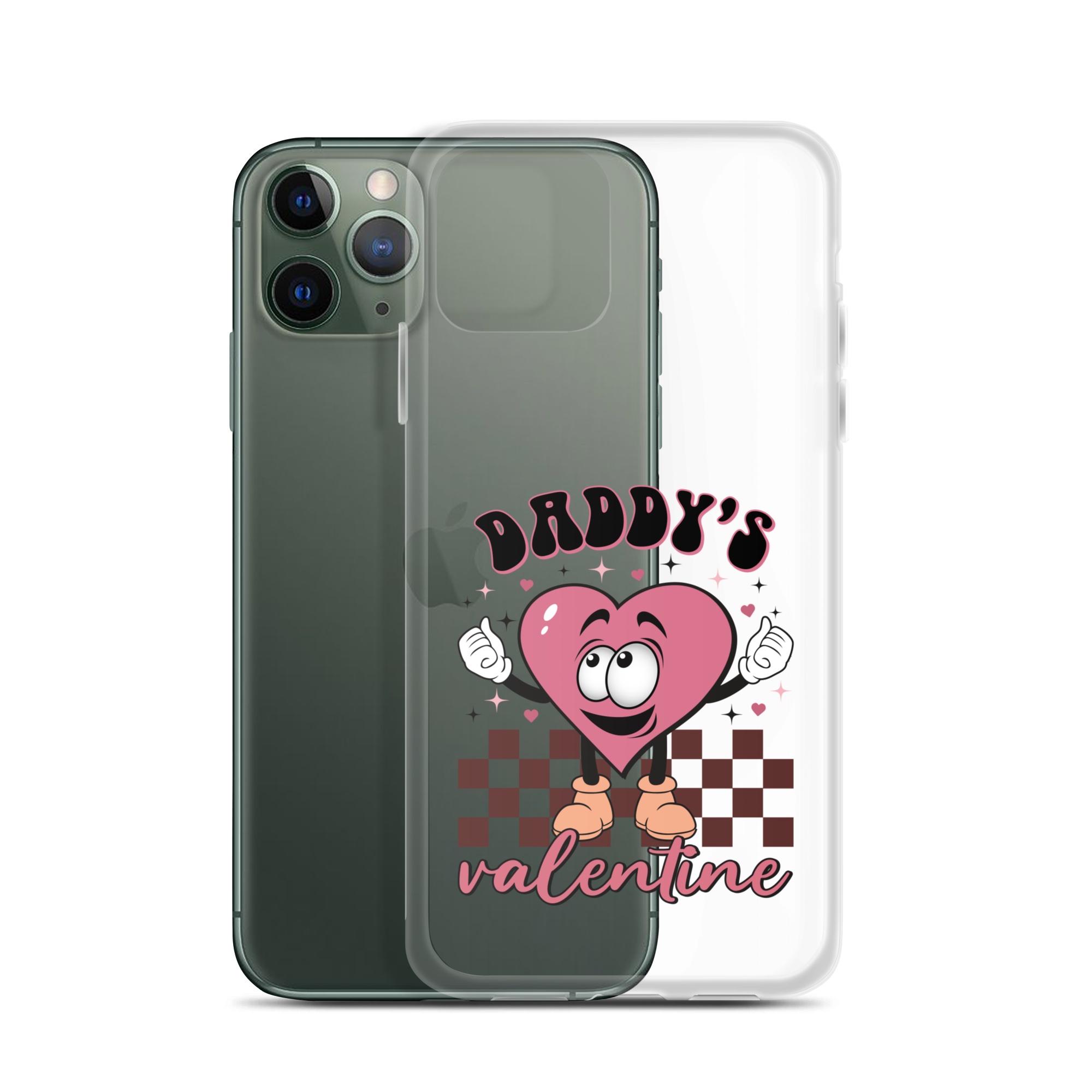 Daddy's Valentine Clear Case for iPhone®