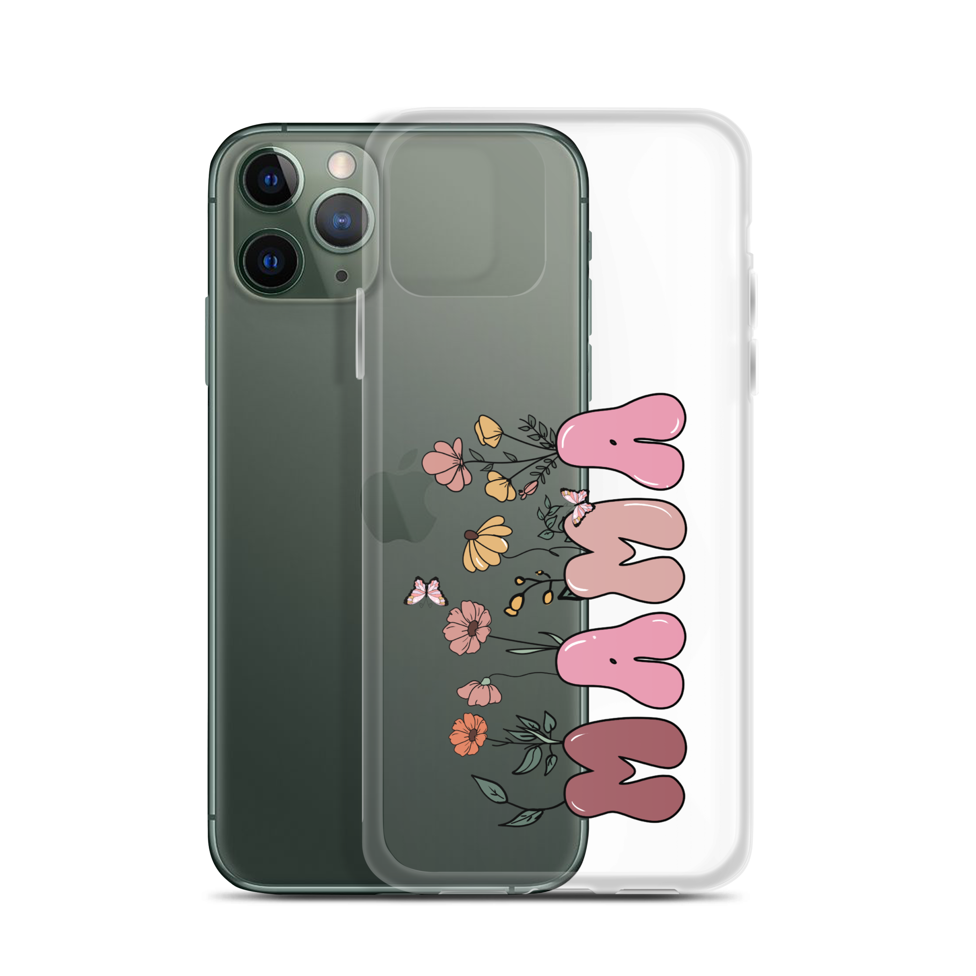 Floral Mama Clear Case for iPhone®