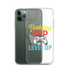 Birthday Dad Time To Level Up Clear Case for iPhone®