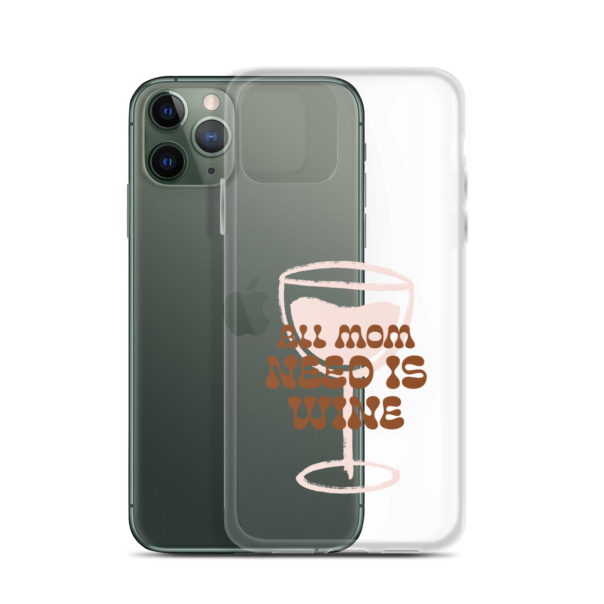 All Mom Need Is Wine Clear Case for iPhone®