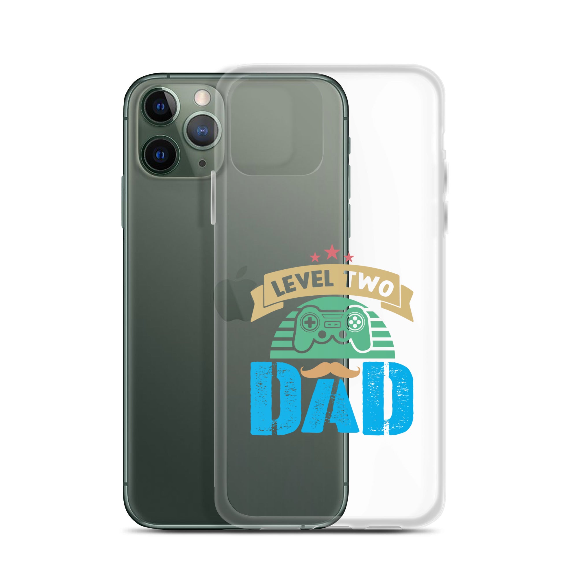 Level Two Dad Clear Case for iPhone®