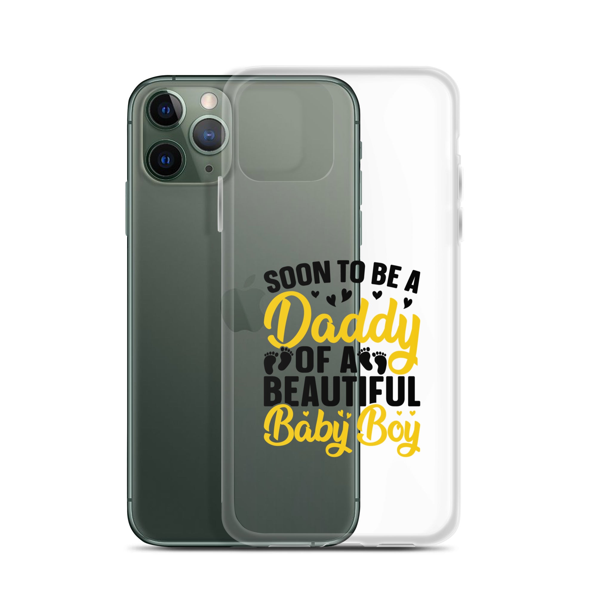 Soon To Be A Daddy For Boy Clear Case for iPhone®