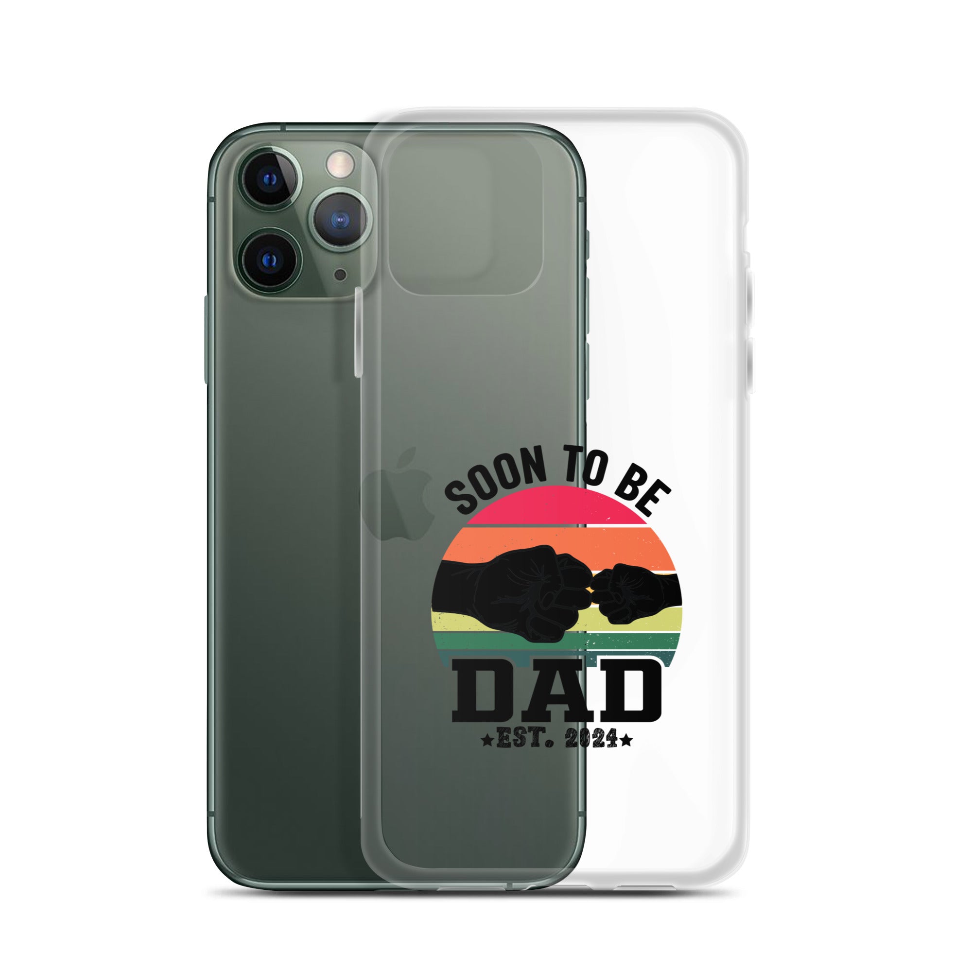 Soon To Be Dad Est. 2024 Clear Case for iPhone®