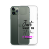 Just Want to Tell You A Secret I'm Pregnant Clear Case for iPhone®