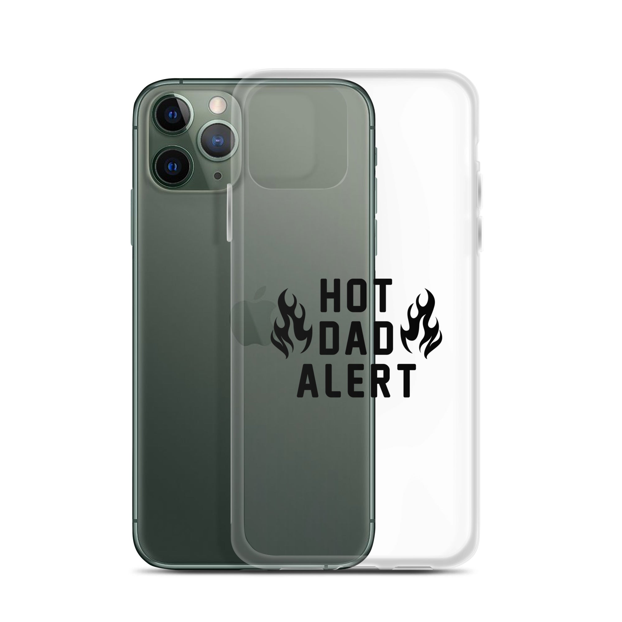 Hot Dad Alert Clear Case for iPhone®