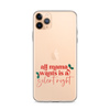 All Mama Wants Is A Silent Night Clear Case for iPhone®