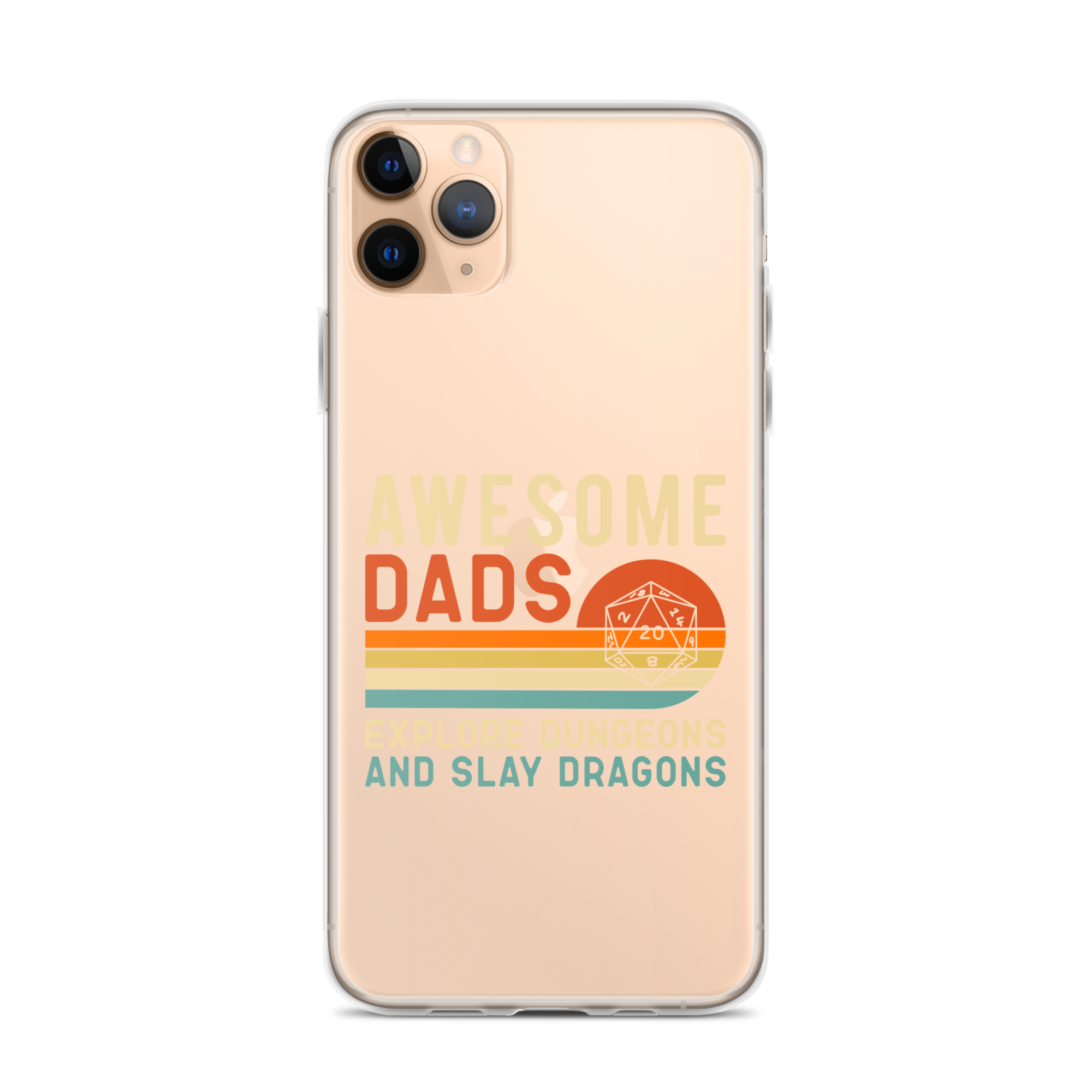 Awesome Dads Explore Dungeons And Slay Dragons Clear Case for iPhone®