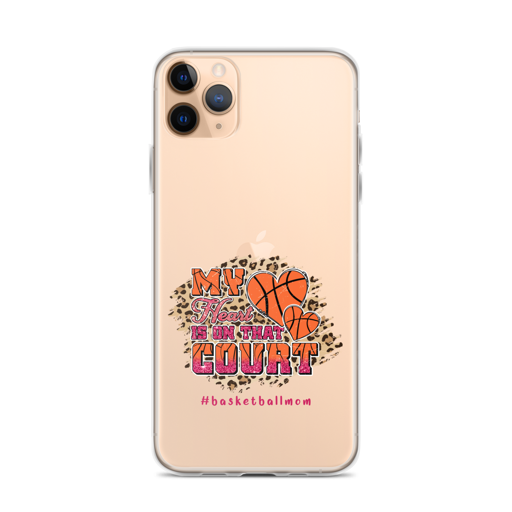 My Heart Is On That Court Clear Case for iPhone®