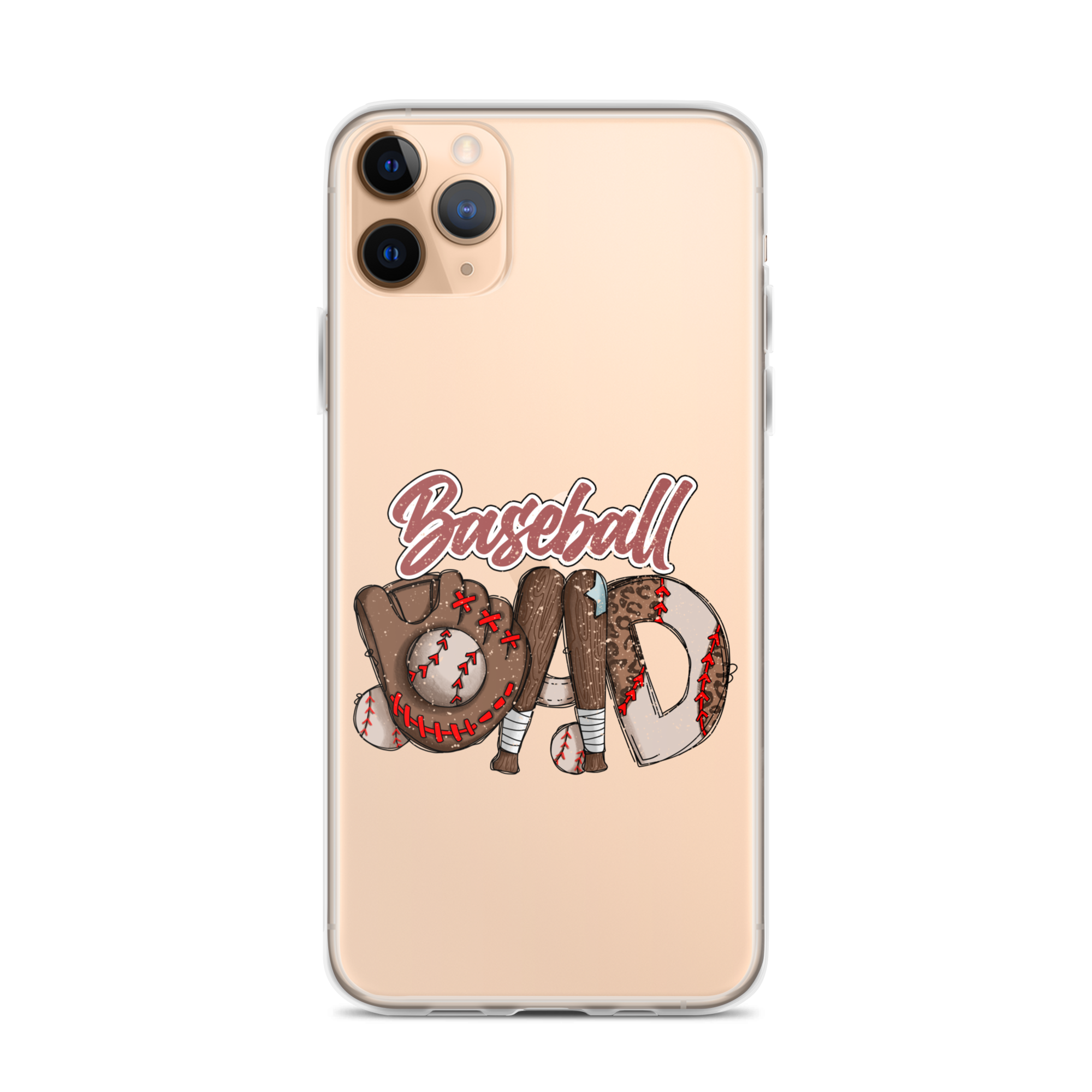 Baseball Dad Clear Case for iPhone®