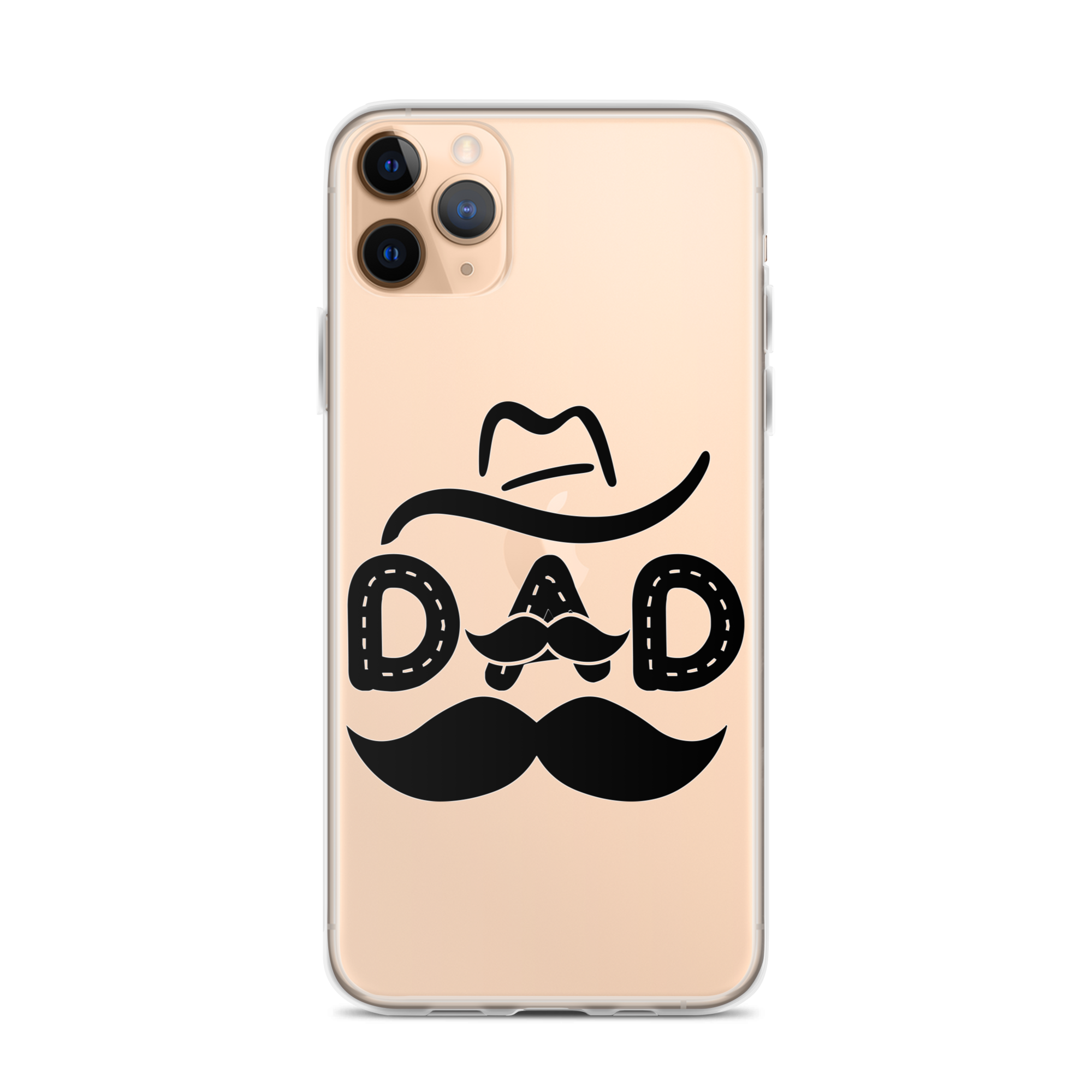 Dad Cowboy Clear Case for iPhone®