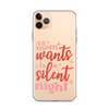 All Mom Wants Is A Silent Night Clear Case for iPhone®