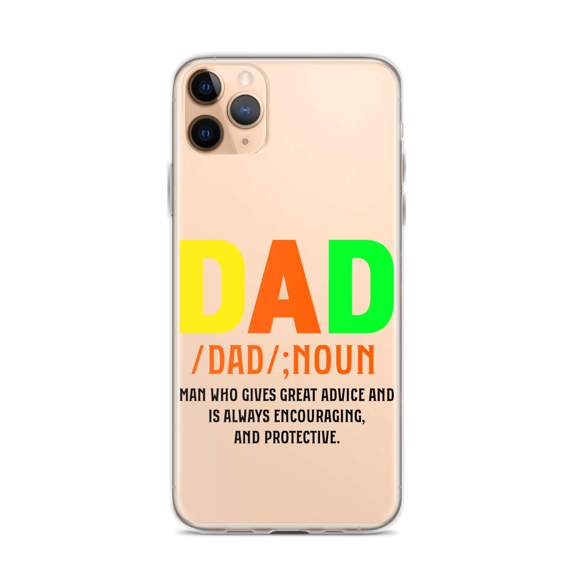 Dad Man Who Gives Great Advice And Is Always encouraging And Protective Clear Case for iPhone®