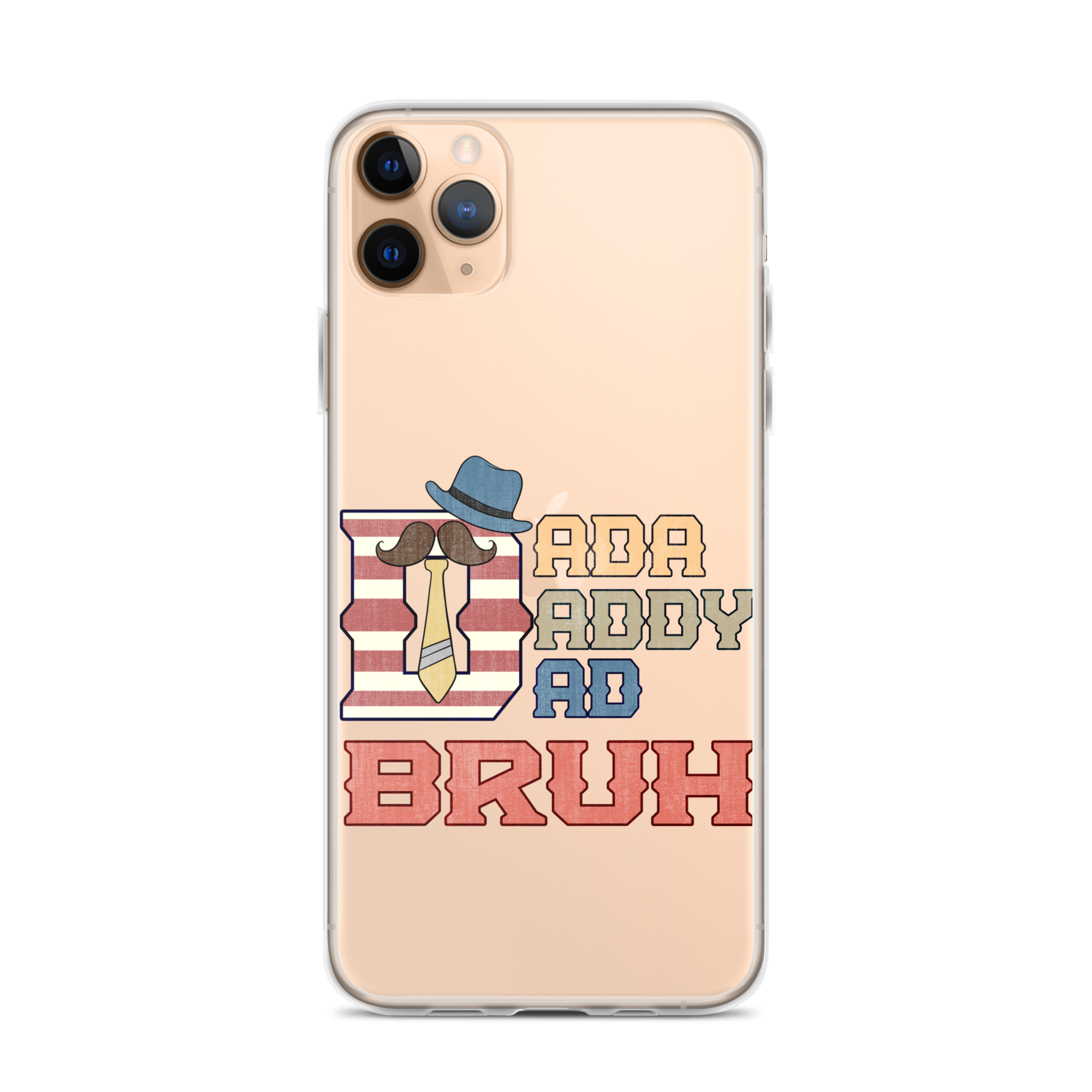 Dada Daddy Dad Bruh Clear Case for iPhone®