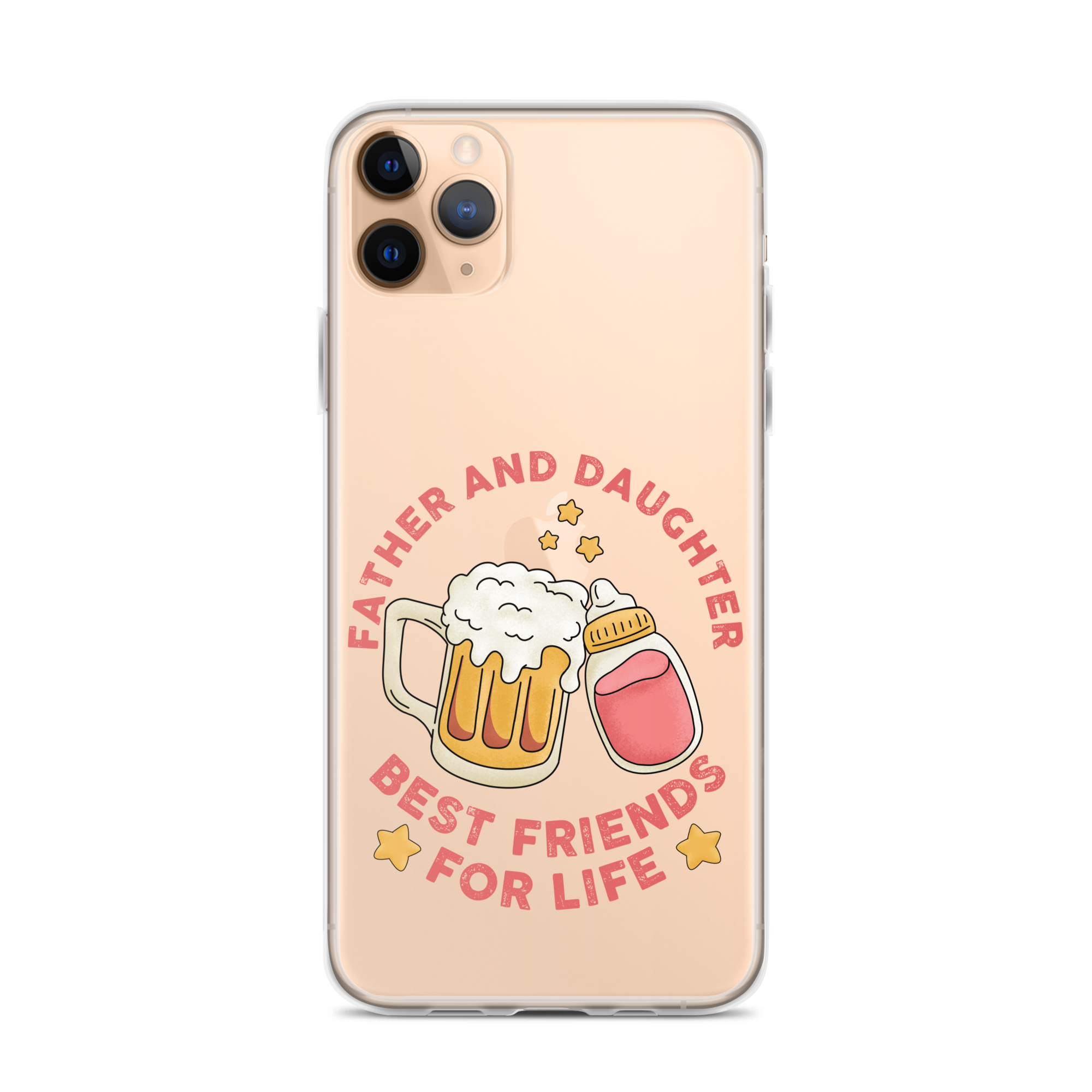 Father And Daughter Best Friends For Life Clear Case for iPhone®