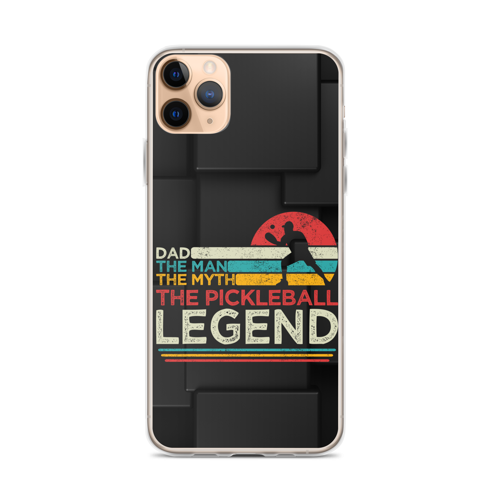 Dad The Man The Myth The Pickleball Legend Clear Case for iPhone®