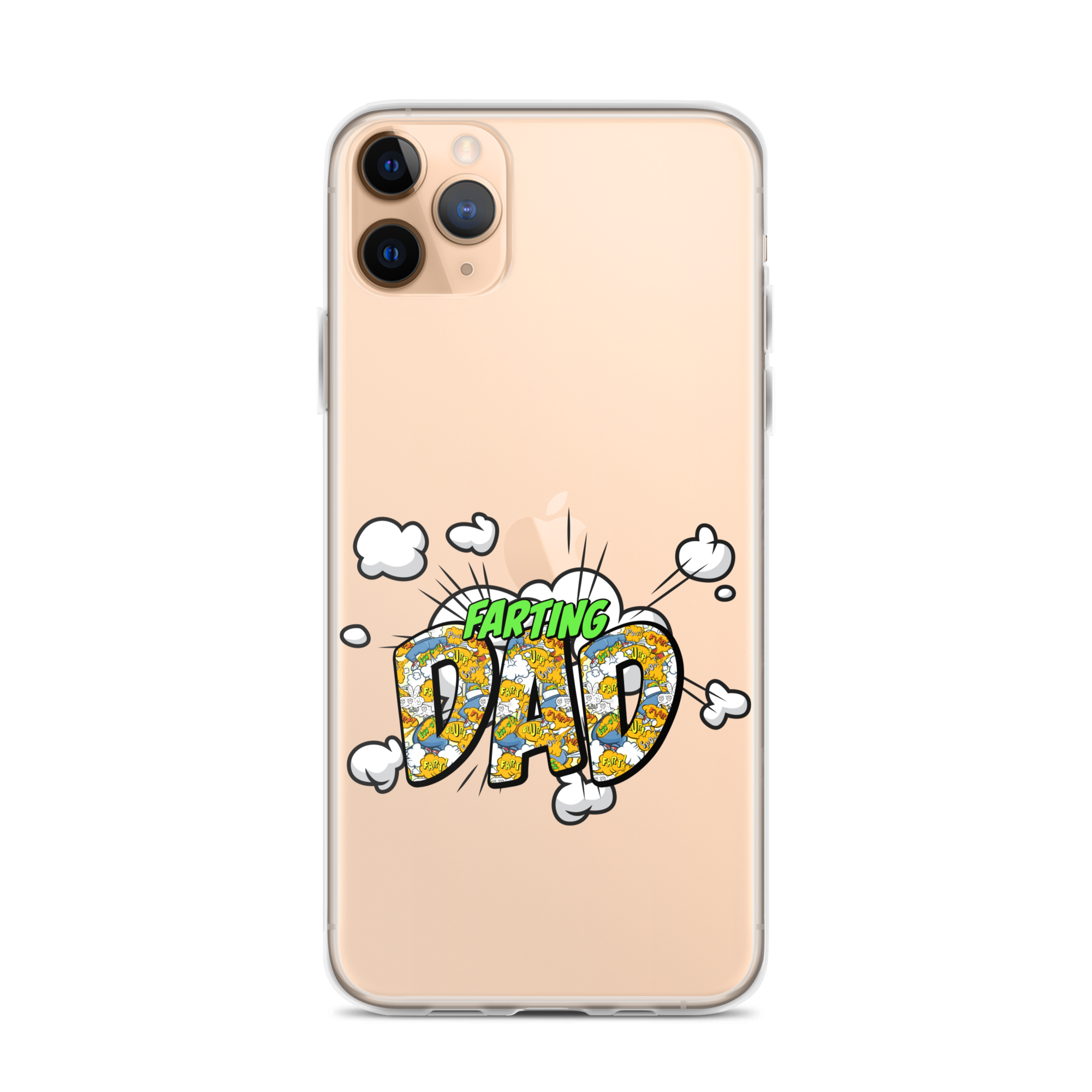 Farting Dad Clear Case for iPhone®