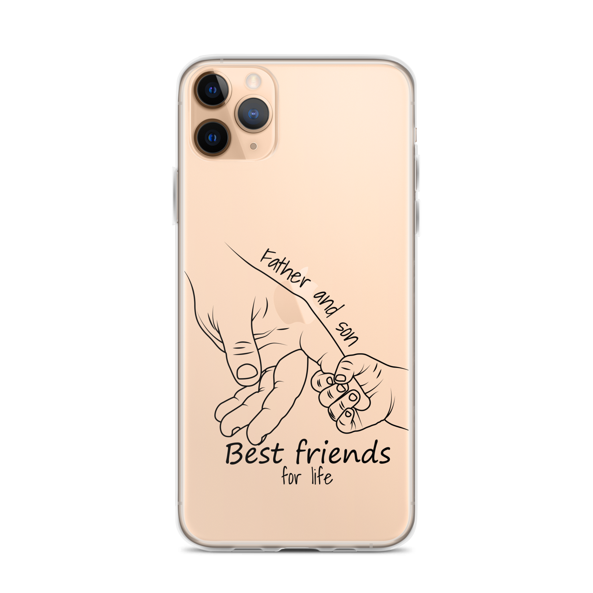 Father And Son Best Friends For Life Clear Case for iPhone®