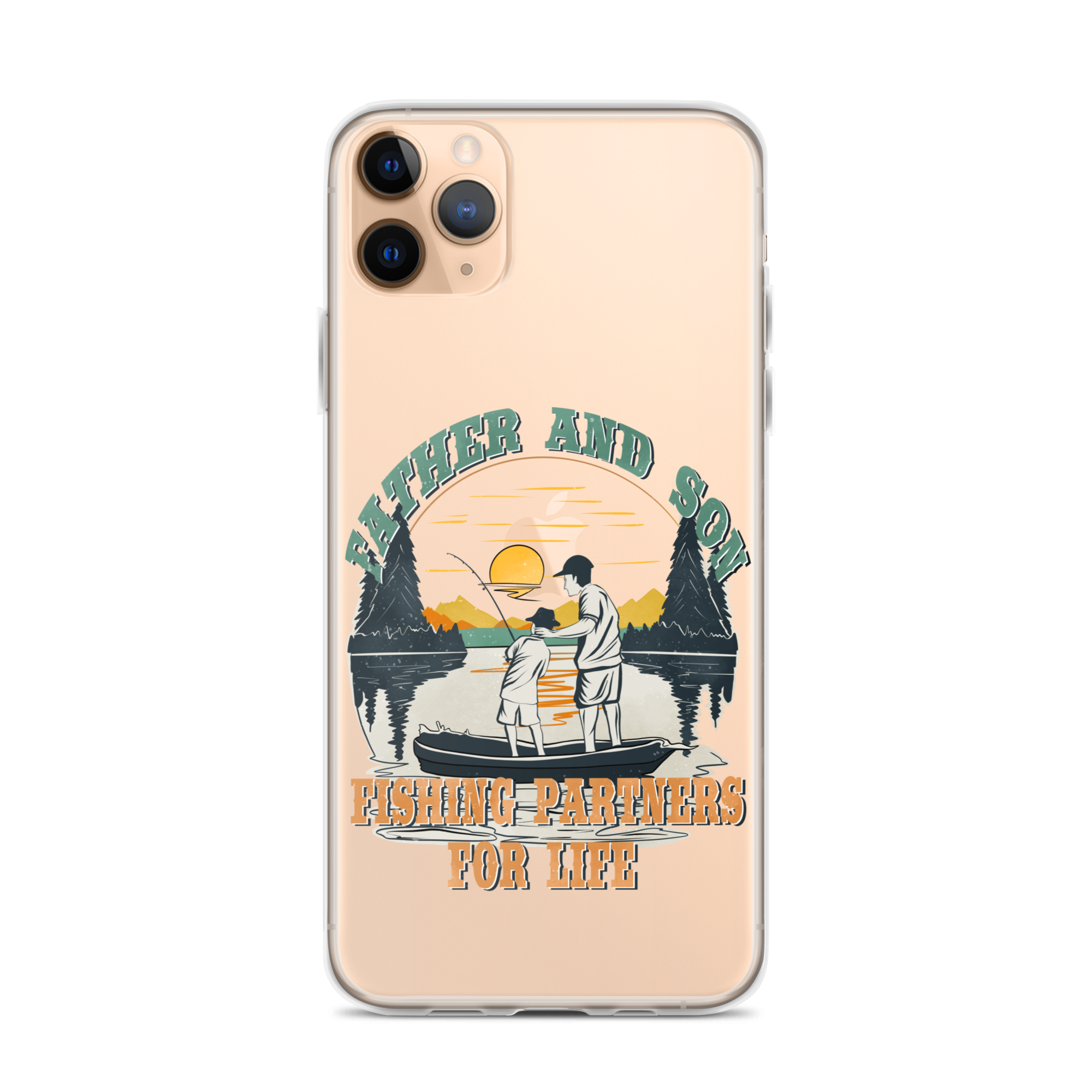 Father And Son Fishing Partners For Life Clear Case for iPhone®