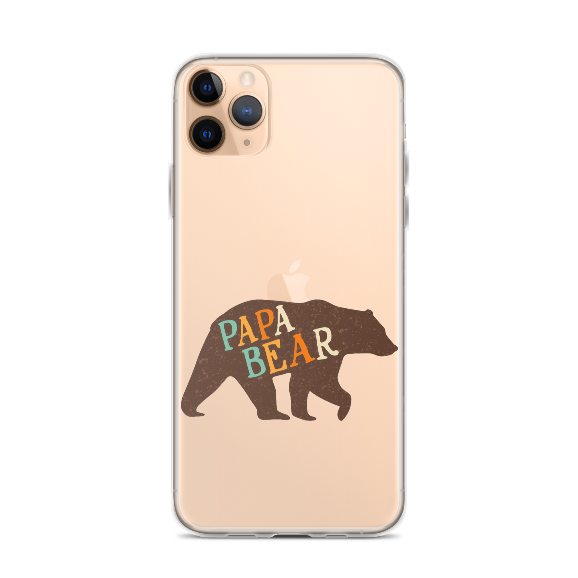 Papa Bear Clear Case for iPhone®