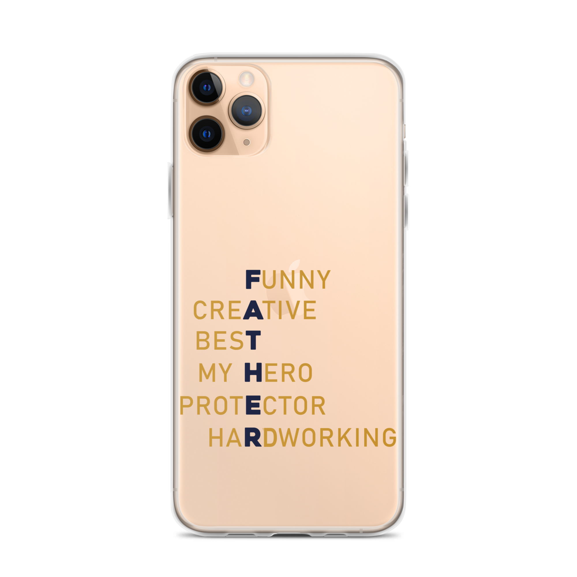 Funny Creative Best My Hero Protector HardWorking Clear Case for iPhone®