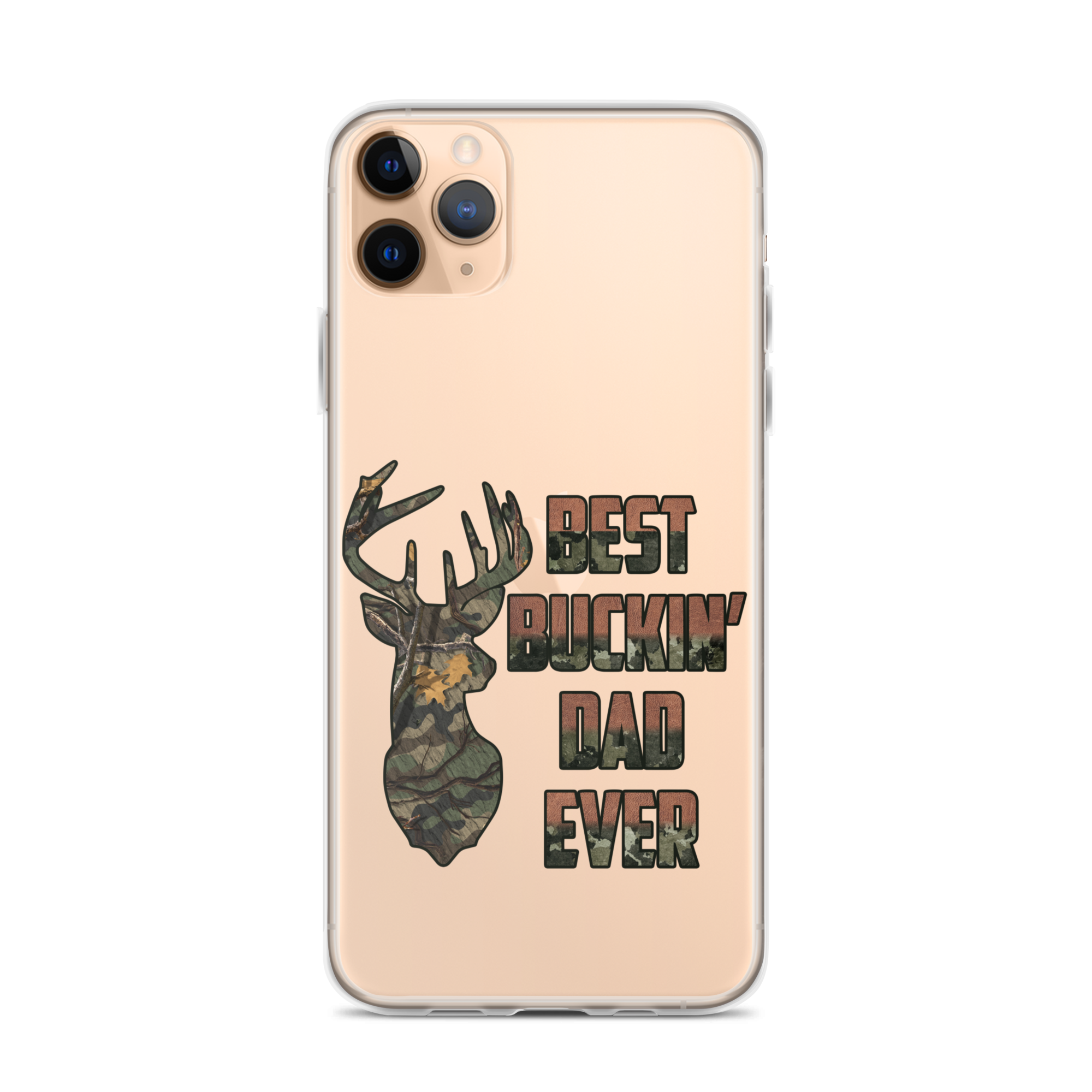 Best Buckin' Dad Ever Clear Case for iPhone®