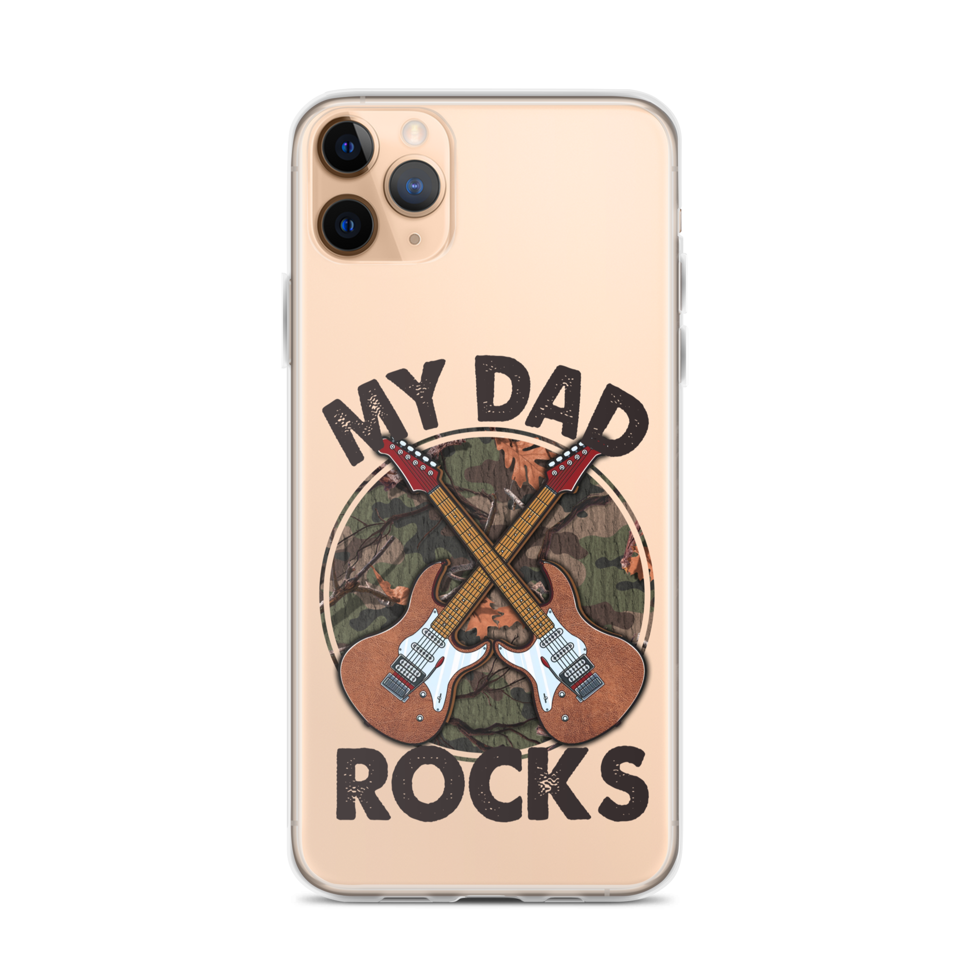 My Dad Rocks Clear Case for iPhone®