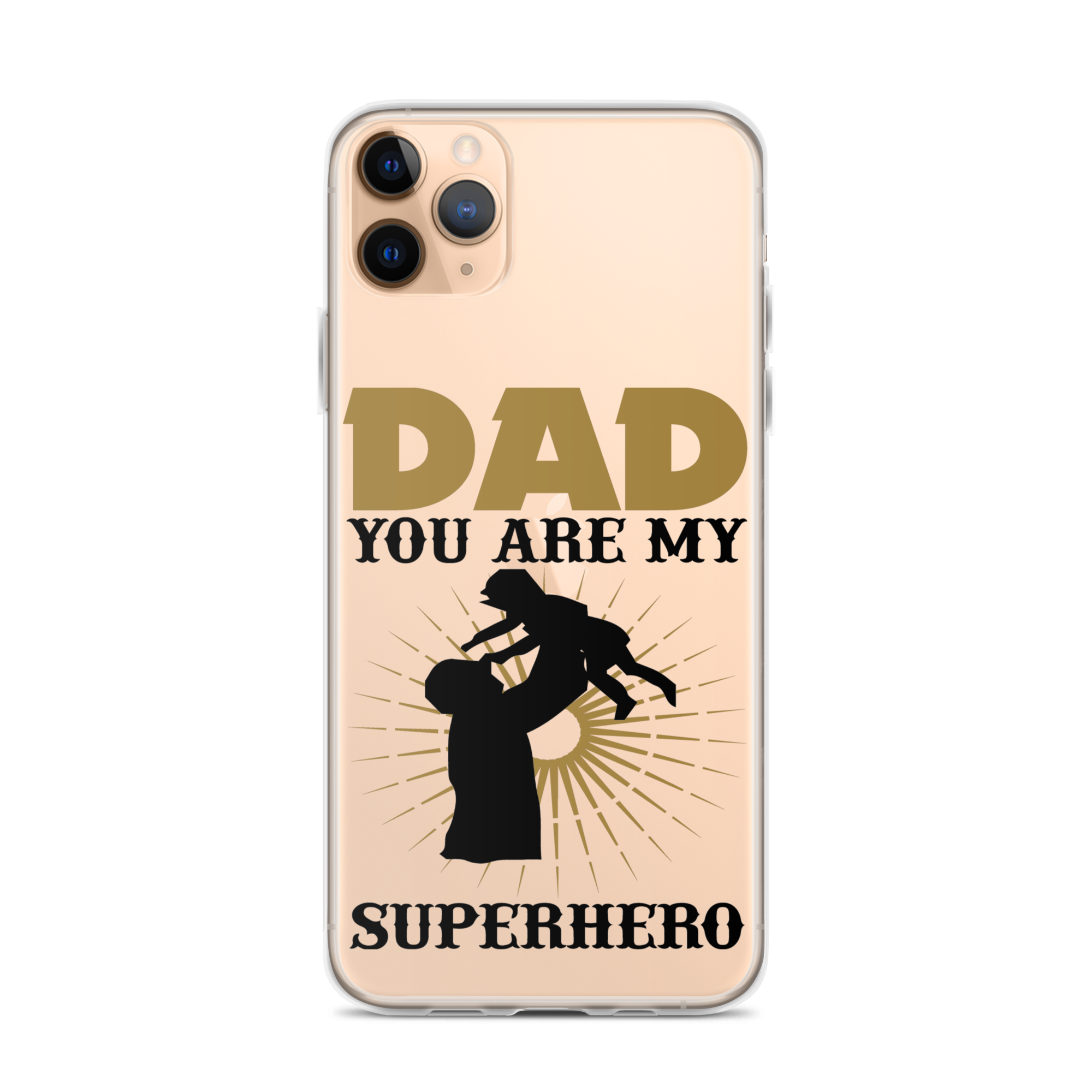 Dad You Are My Superhero Clear Case for iPhone®