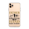 Father And Daughter Tide By Hand Heart To Heart Clear Case for iPhone®