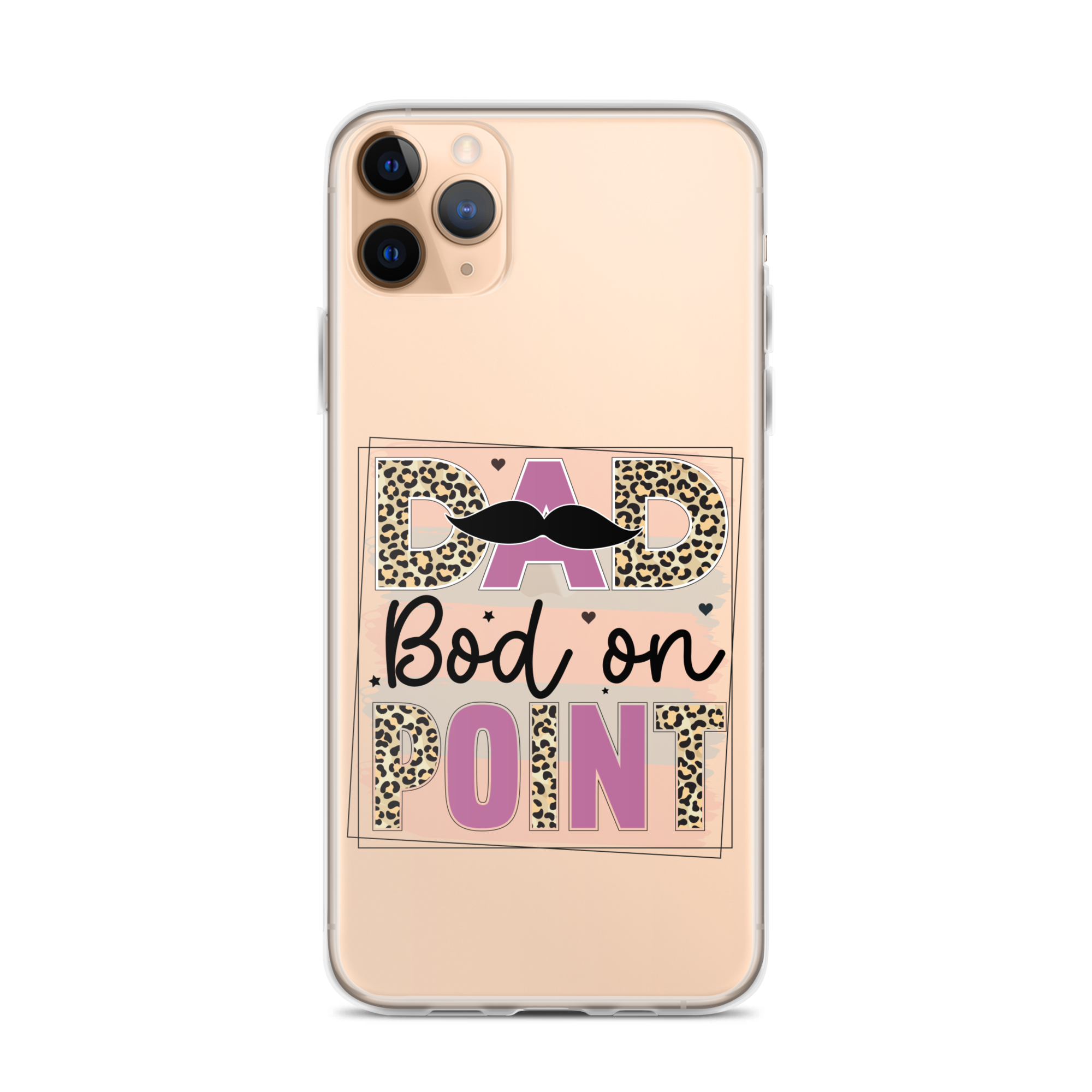 Dad Bod On Point Clear Case for iPhone®